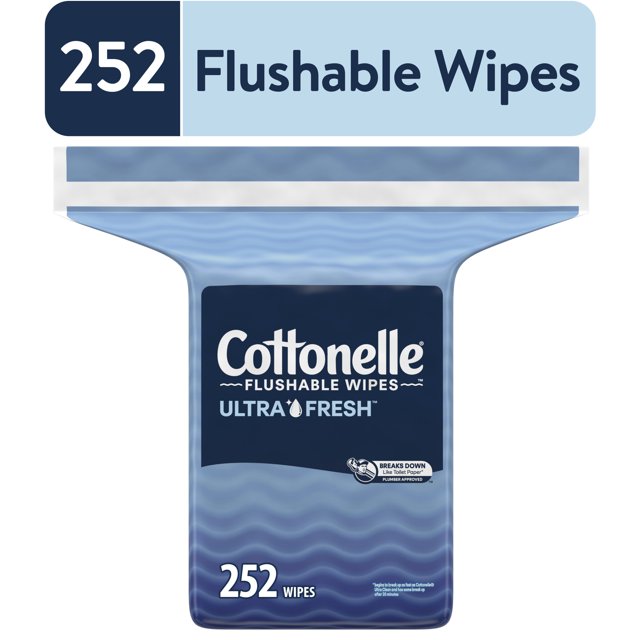 Cottonelle Ultra Fresh Flushable Wipes, 1 Resealable Bag