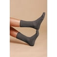 thumbnail image 1 of Cottonique Elastic-Free Organic Cotton Elite Socks (2 pairs /pack | Size: M | Color: Melange Grey ), 1 of 5
