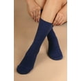 thumbnail image 1 of Cottonique Elite Elastic-Free 100% Organic Cotton Socks (2 pairs /pack | Size: 2XL | Color: Melange Blue ), 1 of 5