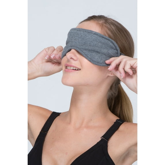 Cottonique Hypoallergenic Sleep Eye Mask Size: FS | Color: Melange Grey