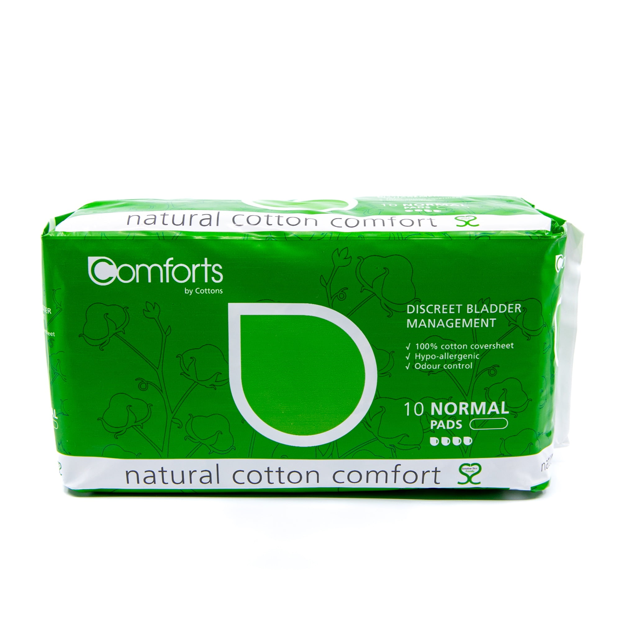 Cottons Organic Premium Incontinence & Bladder Leak Protection Pads