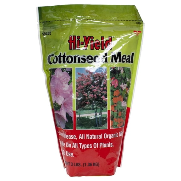 Cottonseed Meal Plant Food - Organic Fertilizer for Garden, Lawn, & Flowers - High Nitrogen Source for Soil Enrichment - 40lb Bag