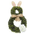 Cottontail Easter Bunny Wreath - Spring Season Front Door Decoration - image 1 of 3