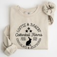 thumbnail image 1 of Cottontail Farms, Coffee and Bakery, Retro Sign, Easter Sweatshirt, Women's, 1 of 2