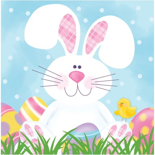 Cottontail Fun Napkins, 6.5", 16pk