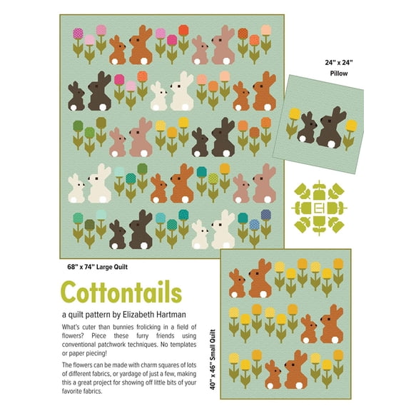 Cottontails Quilt Pattern by Elizabeth Hartman from Elizabeth Hartman