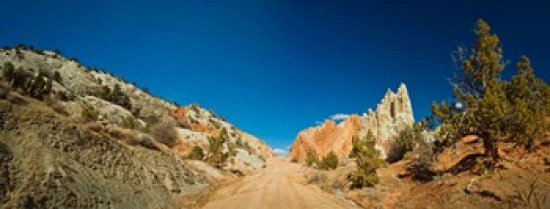 Cottonwood Canyon Road passing through Grand Staircase-Escalante National Monument Utah USA Canvas Art - Panoramic Images (15 x 6)