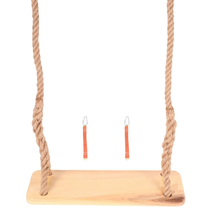 Cottonwood Swing Hanging Swing Rope Swing Set for Kids Adults Indoor  Outdoor (Light Brown)