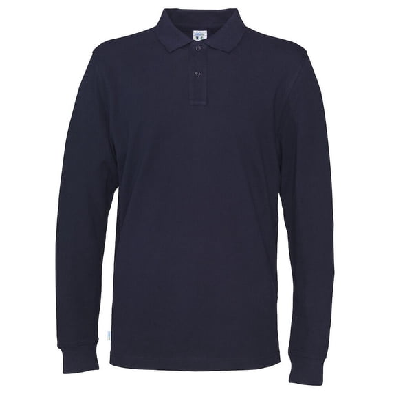 Cottover Mens Pique Long-Sleeved T-Shirt