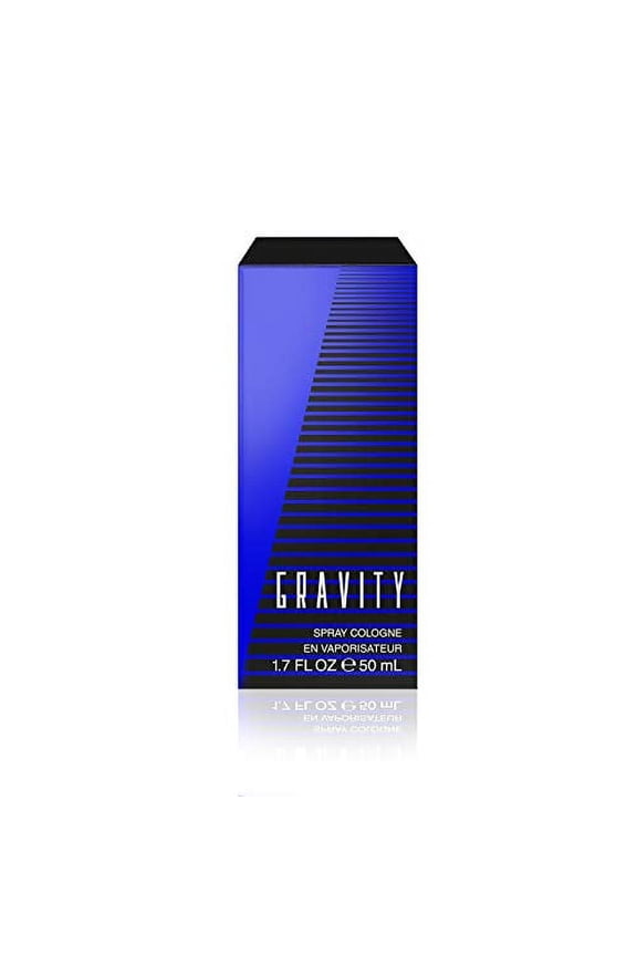 Gravity Eau de Cologne Spray, Vegan Formula, Fragrance, Earthy Wood and Leather Notes, 1.7oz