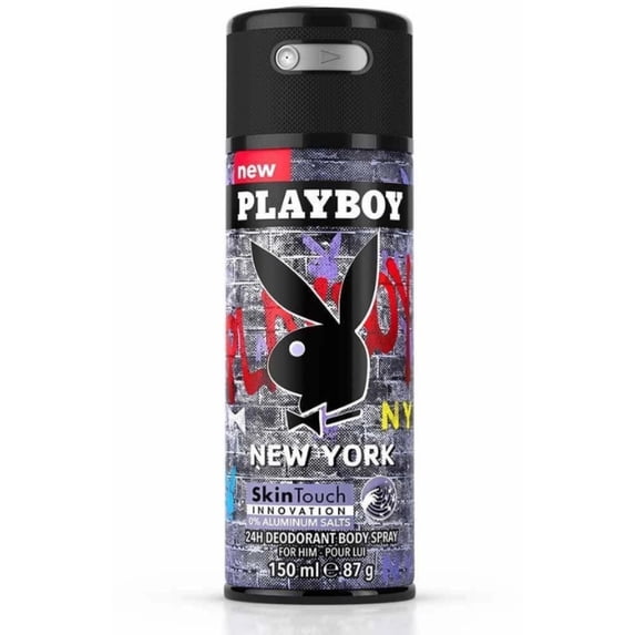 Coty PLNMDS5 5 oz Playboy New York Deodorant & Body Spray for Mens