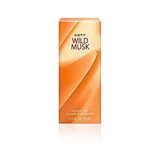 Coty Wild Musk Cologne Spray 1.5 Ounce Women's Fragrance in a Musky Floral Scent Great Gift for Cologne or Perfume Lovers