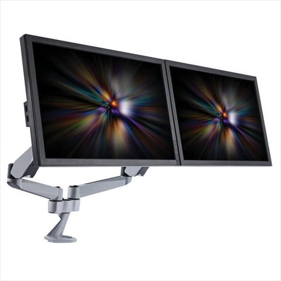 Cotytech Dual Desk Mount Spring Arm Quick Release - Clamp Base