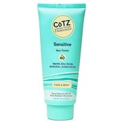 Cotz Spf 40 UVB/UVA Sunscreen for Sensitive Skin, 3.5oz