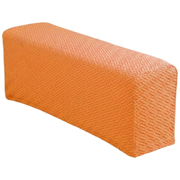 Couch Arm Cover, Sofa Armrest Protectors, Non-Slip Couch Arm Cover, Machine Washable Polyester Fabric For Recliner,Loveseat,Sectional,Reusable Furniture Handrails Cover,21.65''x9''x9.84''(Orange)
