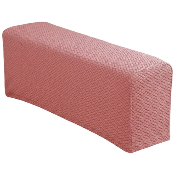 Couch Arm Cover, Sofa Armrest Protectors, Non-Slip Couch Arm Cover, Machine Washable Polyester Fabric For Recliner,Loveseat,Sectional,Reusable Furniture Handrails Cover,21.65''x9''x9.84''(Pink)