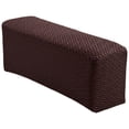 thumbnail image 1 of Couch Arm Cover, Sofa Armrest Protectors, Non-Slip Couch Arm Cover, Machine Washable Polyester Fabric For Recliner,Loveseat,Sectional,Reusable Furniture Handrails Cover,21.65''x9''x9.84''(Brown), 1 of 9