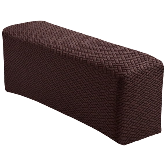 Couch Arm Cover, Sofa Armrest Protectors, Non-Slip Couch Arm Cover, Machine Washable Polyester Fabric For Recliner,Loveseat,Sectional,Reusable Furniture Handrails Cover,21.65''x9''x9.84''(Brown)