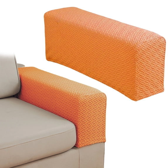 Couch Arm Covers, Arm Chair Covers,Armrest Cover for Sofa Armrest Protectors with Non-Slip Grip, Machine Washable Polyester Fabric for Recliner/Loveseat/Sectional,1Pcs(E)