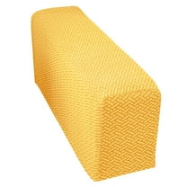 Couch Arm Covers Furniture Protector Washable Armchair Slipcovers (Yellow)