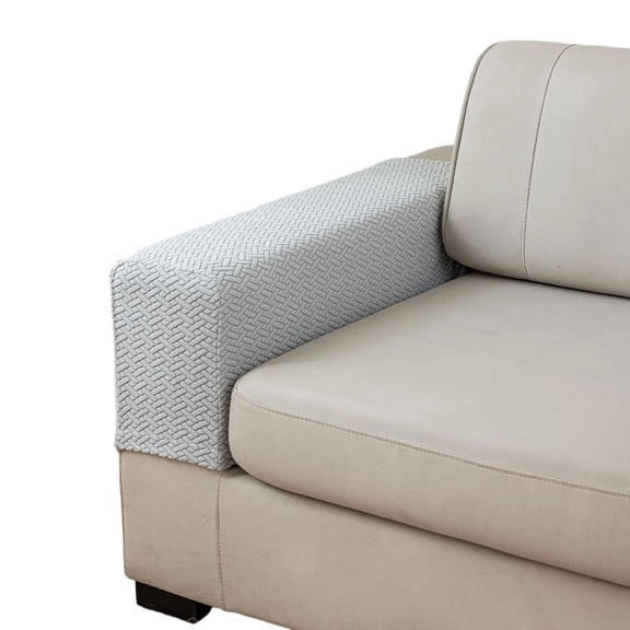 Couch Arm Covers Sofa Arm Protectors Set Of 2, Shielding Sofa Arms From Spills Stains Wear And Tear, Spandex Blend Stretchy Anti-Slip Easy To Install And Clean