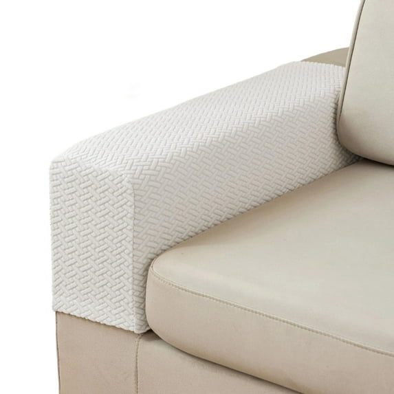 Couch Arm Covers, Sofa Armrest Protectors, Stretch Anti-Slip Furniture Covers For Armchairs, Washable Armchair Slipcovers For Fabric Sofas, Easy To Install And