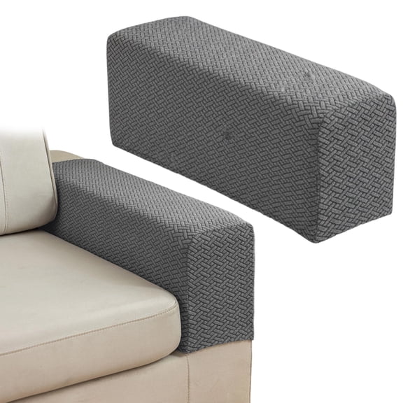 Couch Armrest Protectors Non Slip Sofa Arm Protectors Machine Washable Polyester Fabric for Recliner Loveseat Sectional Home Furniture Decor,Furniture Protector,Sofa Cover,A,21.6"x9"x9.8"