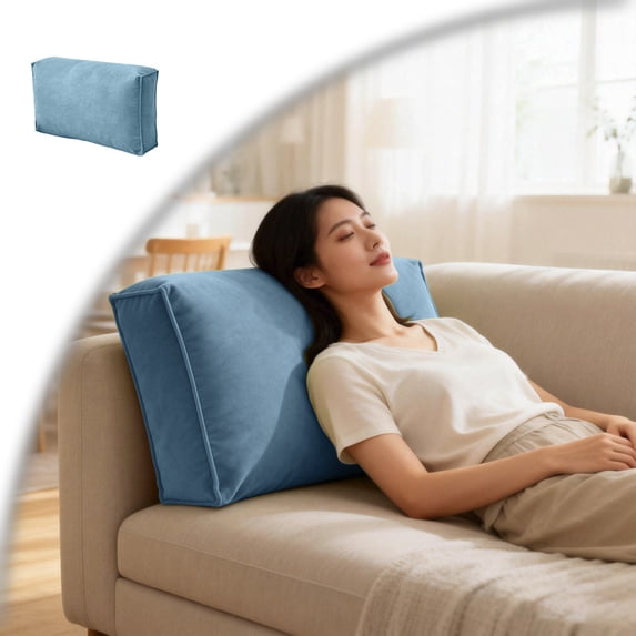 Couch Back Cushions Pillow, Sofa Back Cushion Headboard Throw Pillow Waist Cushion Comfort Reading Pillow, Lumbar Support Pillow Sofa Waist Cushion