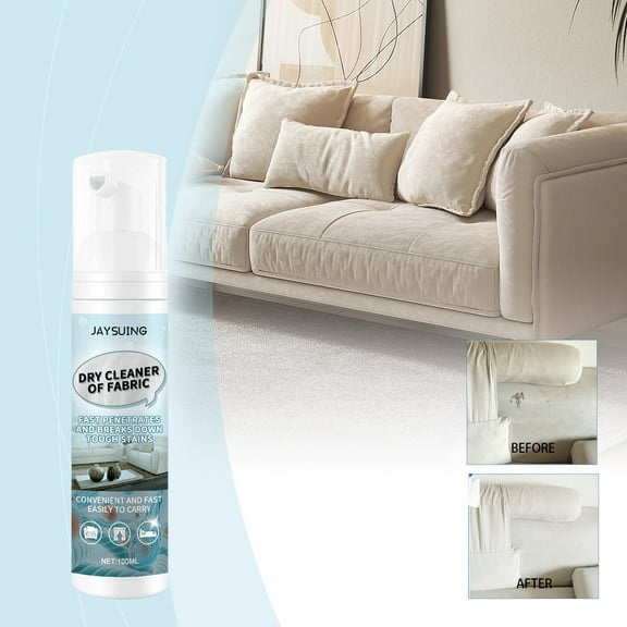 Couch Cleaner and Stain Remover Spray  Professional Strength, Multi-Surface Fabric and Upholstery Cleaner  Pet-Safe, Non-Toxic, Quick-Drying for Couches, Sofas & Car Interiors 100ml