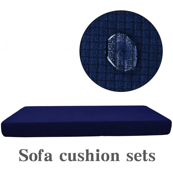 Couch Cover Cloth, Sofa Cover 1Pc Cushion Cover (Blue-M)