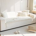 thumbnail image 1 of Couch Cover for Dogs Washable, Non Slip Pet Couch Covers Sofa Slipcovers Cushion Mat, Fuzzy Couch Cover, Pet Friendly Furniture Protector, Non Slip Sofa Cover (23.6"x59.1", White), 1 of 6