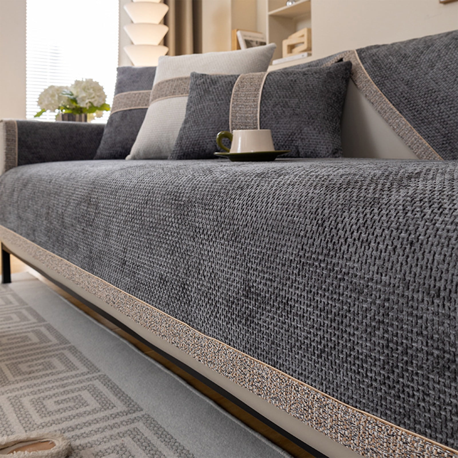 Couch Cover, Protective Sofa Cover, Non-Slip Sofa Cover, Sofa Protectors, Washable and Washable Sofa Covers