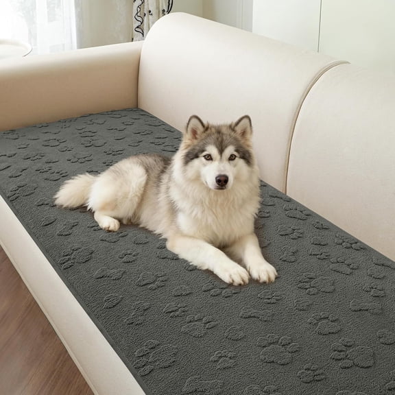 Couch Cover Protector, Sofa Covers for Pets Washable, Anti-Slip  Cover for Couch,  Pet Sofa Cover Furniture Covers for Pets. (Grey, 28" x 53")