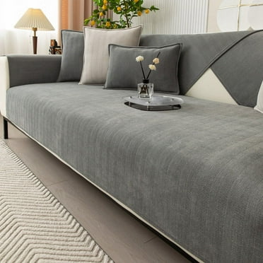 Couch Cover,Sectional Couch Covers,Sofa Covers for 3 Cushion Couch,Anti-Slip Sofa Slipcovers for Dogs Cats Kids Loveseat Recliner Clearance Dark Gray