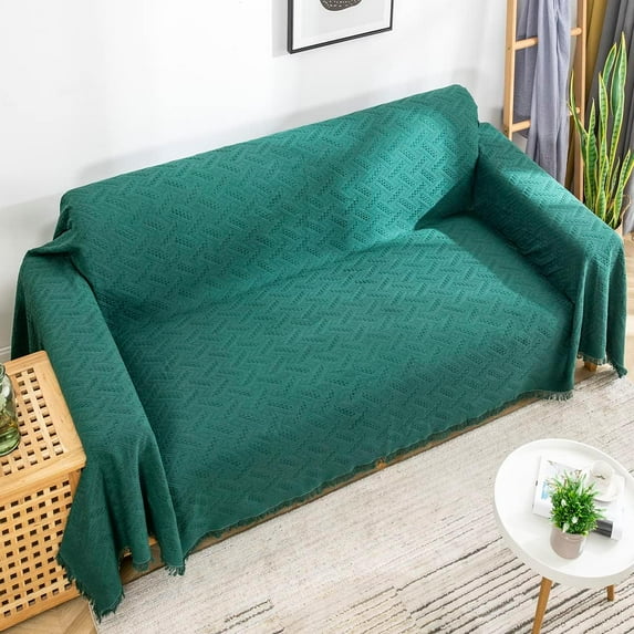 Couch Cover Sheet Blanket, Oversized Reversible Covers for 3-4 Cushion High Backed Backrest Sofa, Extra Large Furniture Decoration Covers Sofa Slipcovers, L Shape U-Shaped Sectional Protector