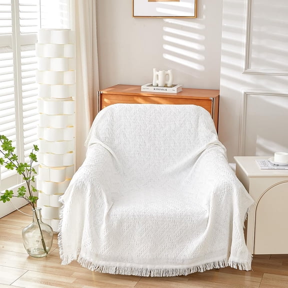 Couch Cover Sheet Blanket, Oversized Reversible Covers for 3-4 Cushion High Backed Backrest Sofa, Extra Large Furniture Decoration Covers Sofa Slipcovers, L Shape U-Shaped Sectional Protector