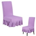 thumbnail image 1 of Couch Cover Sofa Cover Sofa Cover, 1Pc Chair Cover Stretch Sofa Cover Cloth, Purple One Size, 1 of 8