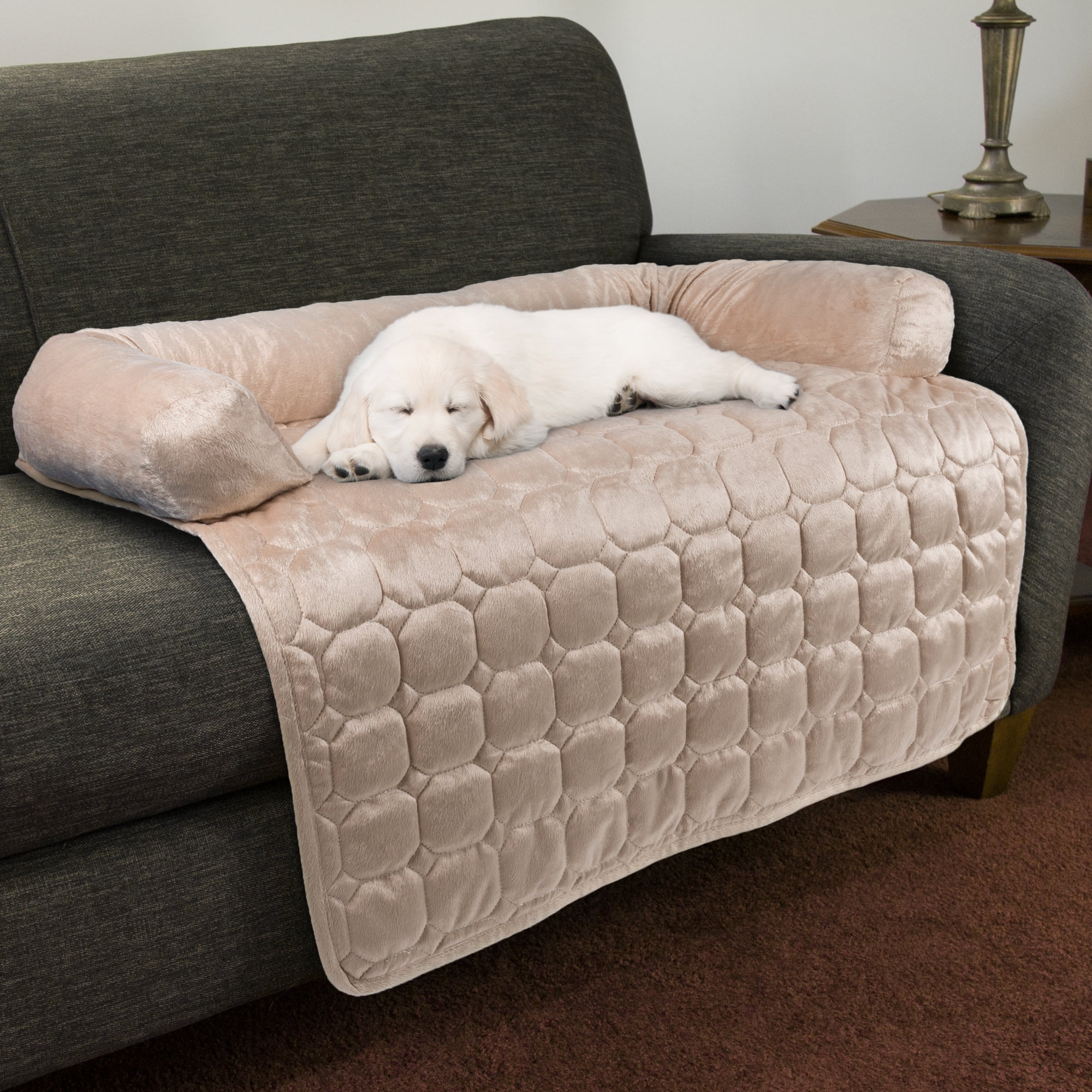 Couch Cover for Dogs ? 35x35 Pet Furniture Protector with Memory Foam