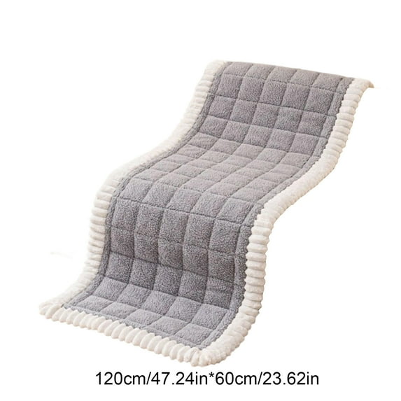 Couch Cover for Dogs Fuzzy Pet Sofa Covers Washable Thick Plush Sofa Slipcover Striped Texture Cushion Protector Dog Cat Bed Mat 23x47 Inch