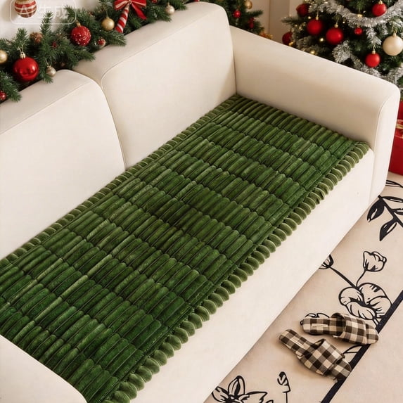 Couch Covers for 3 Cushion Washable Non Slip Plush Pet Friendly Bed Mat Sofa Cover for Dogs, All Seasons Cozy Soft Fuzzy Furniture Protector Sofa Slipcovers