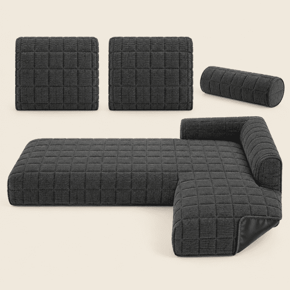 Couch Covers for Sectional Sofa, L Shaped Modular Couch Cover