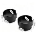 thumbnail image 1 of Couch Cup Holder Adapter Insert - Expands 3.15-Inch Holders to Fit Large Mugs and Tumblers - Small/Medium - Black, 1 of 8