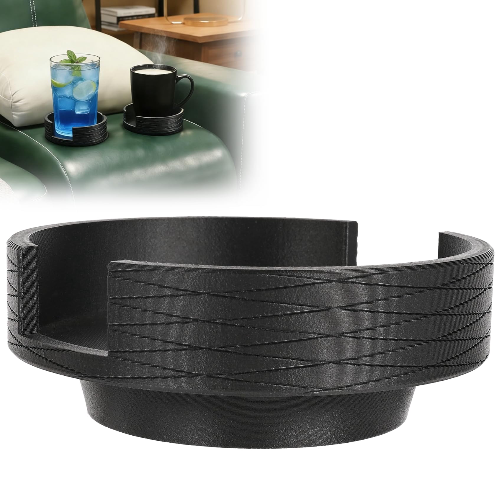 Couch Cup Holder Adapter Insert | Expands to 4