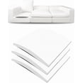thumbnail image 1 of Couch Cushion Supports for Sagging Seat 22'' x 22'' High Density 40D Curved Foam Sofa Cushion Support Under The Saggy Pads Firmer Foam Lifters for Saggy Couch Set of 3 (White, 22''*22''), 1 of 12