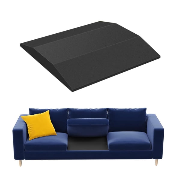 Couch Cushions Support for Sagging Seat,High Density Trapezium Foam Sofa Cushion Support Insert 20"X 20",Sofa Furniture Seat Cushion Under Sag Repair (Black)