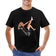 thumbnail image 1 of Couch Drinking Men’s T-Shirt 100% Cotton Casual Short Sleeve Tops Gift Tee Black 2XL, 1 of 2