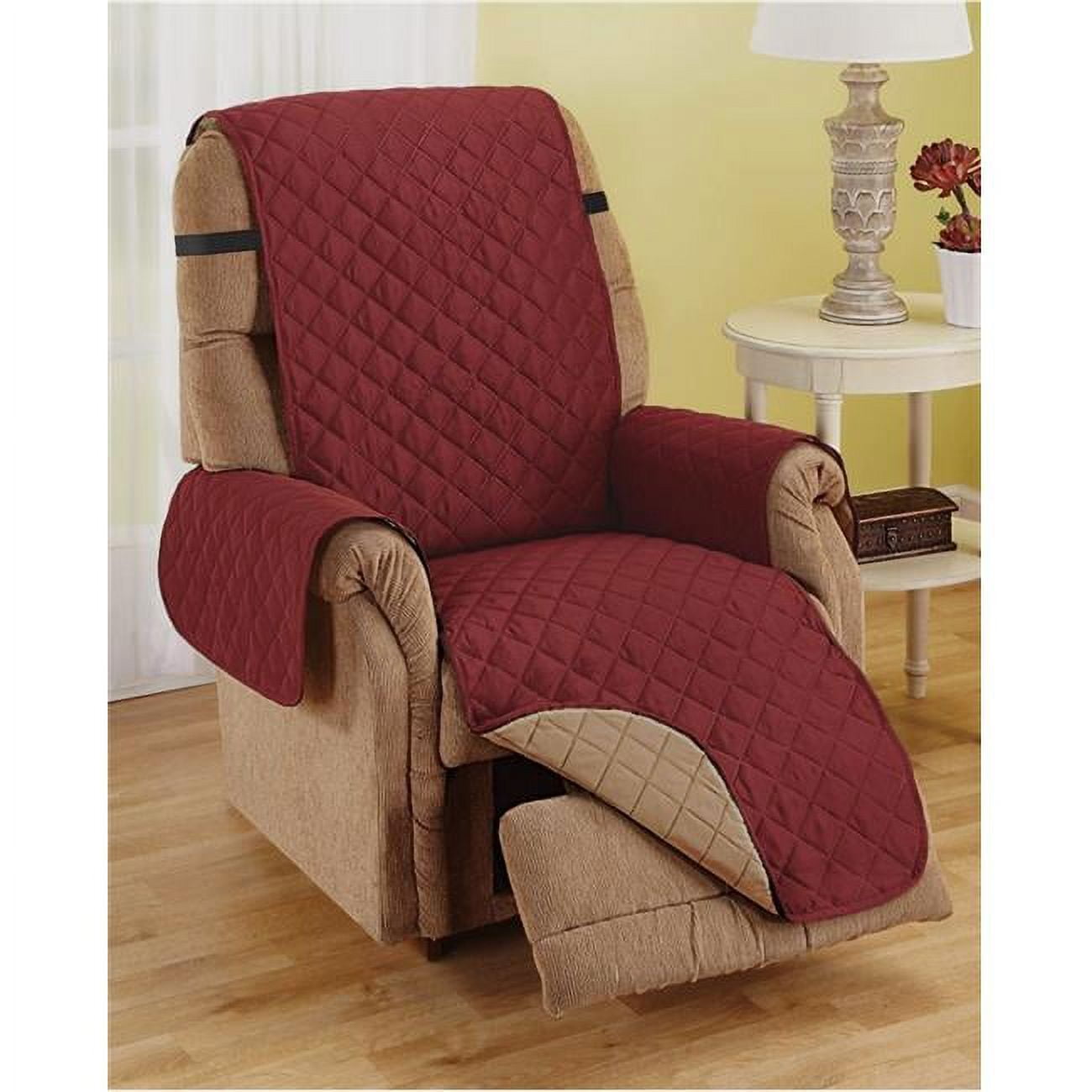 Couch Guard XL Recliner Cover Sofa Slipcover Furniture Protector. Shield Protects from Dogs Cats Pets Kids Stains. Reversible Convenient