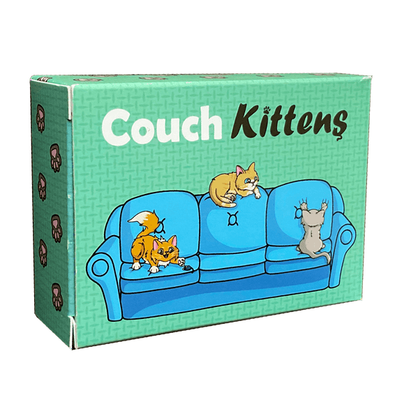 Couch Kittens Card Game- Quick and Easy 2 Player Game by The Dusty Top Hat