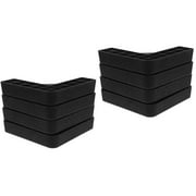 Couch Legs Replacement, 8Pcs L-Shaped Couch Feet, Sofa Risers for Enhanced Stability and Comfort