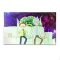 thumbnail image 1 of Couch Lock Rick And Morty Glass Rolling Tray, 1 of 5